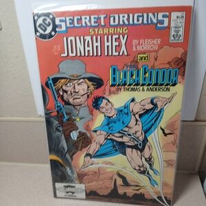 DC Comics Secret Origins Comic - Red and Blue Cover